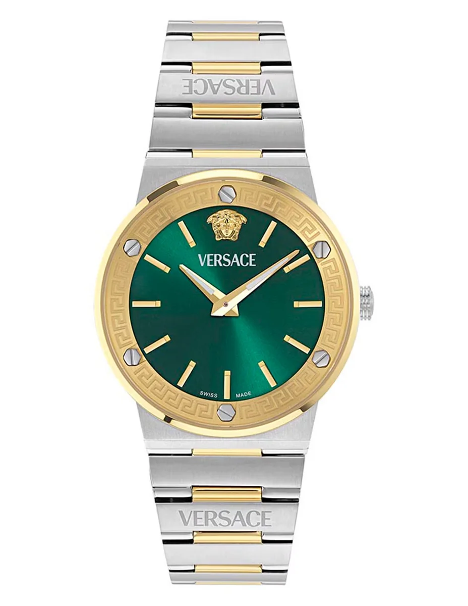 Versace Greca Logo Aereo Para Hombre Ve5Q00526
