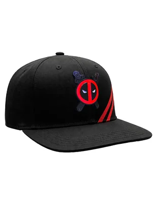 Gorra visera plana snapback casual marvel deadpool para hombre