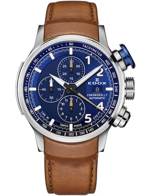 Reloj Edox Chronorally para hombre 01129 TBUCBR BUBR