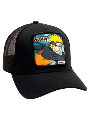 Gorra visera curva snapback Naruto para hombre