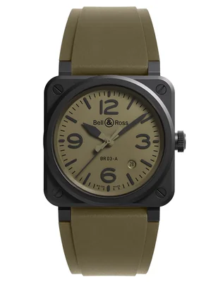 Reloj Bell & Ross para hombre BR03A-MIL-CE/SRB