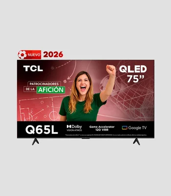 Pantalla 75 Pulgadas Plana QLED 4K Google TV 75Q65L