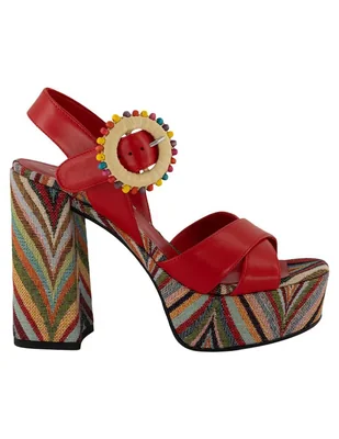Sandalia de tacón Prada para mujer