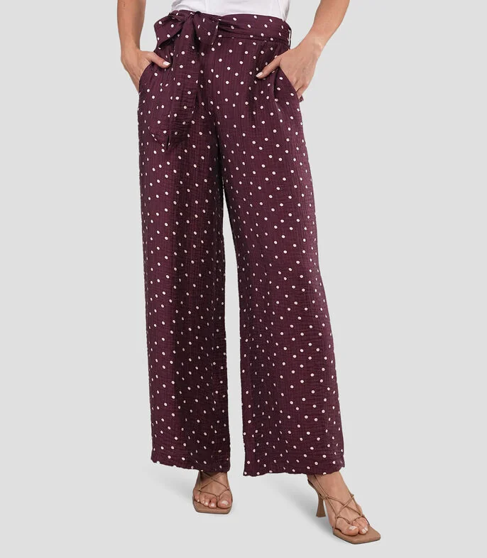 Pantalón con cinta Mujer