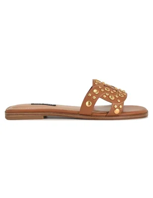 Sandalia plana Nine West para mujer