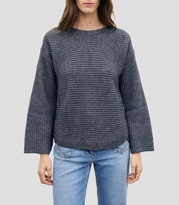 Suéter cuello redondo Mujer