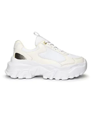 Tenis 360 Footwear Deluxe Chunky Oro para mujer