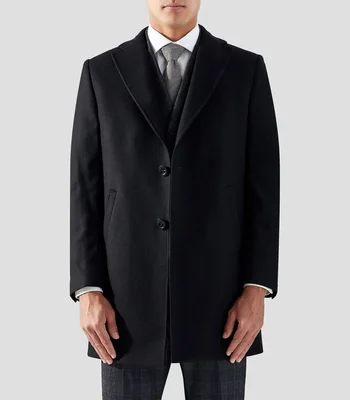 Abrigo midi con botonadura Hombre