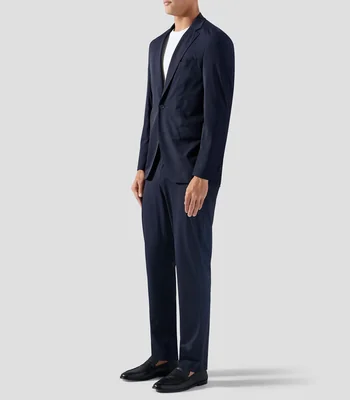 Traje corte slim liso Hombre