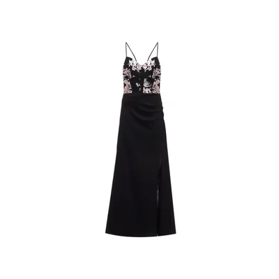 Vestido de Fiesta Largo Bordado Nina Ferre para Mujer