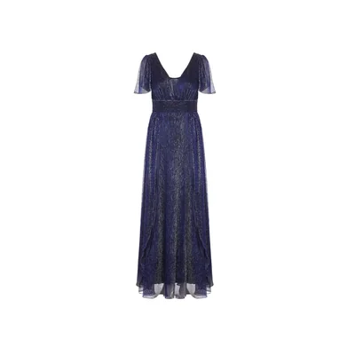 Vestido de Fiesta Largo con Manga Corta Nina Ferre para Mujer