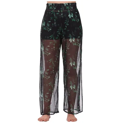 Pantalón Salida de Playa Mesh Estampado Too Good para Mujer