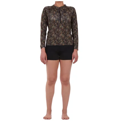Traje de Baño 2 Piezas Too Good Estampado con Cierre para Mujer