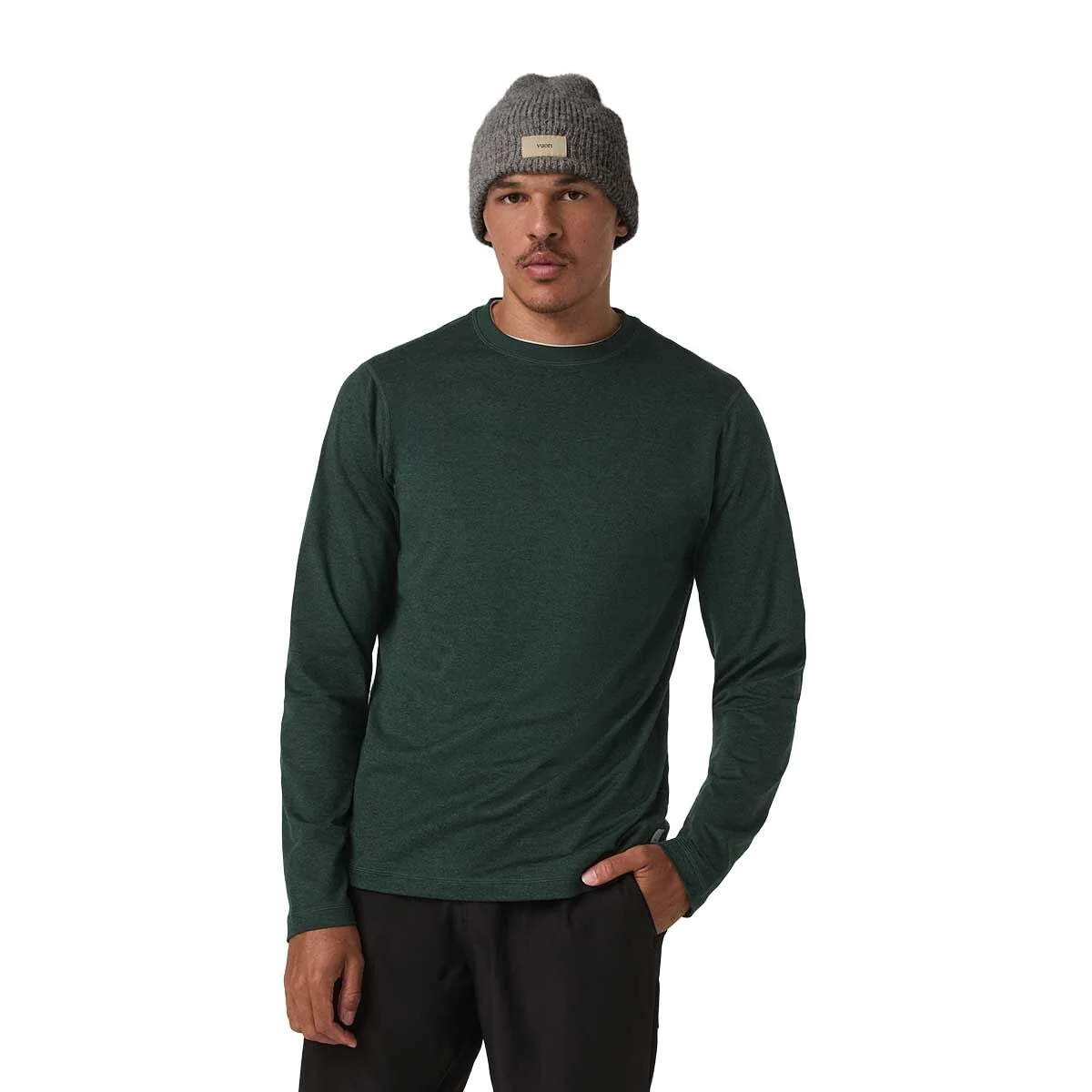 Playera Vuori Long Sleeve Ponto Performance Tee