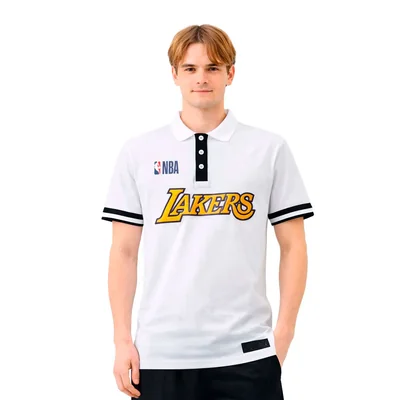 Playera NBA LA Lakers Loose Fit Polo