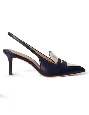 Zapatilla de piel Lauren Ralph Lauren Nappa de Khloe