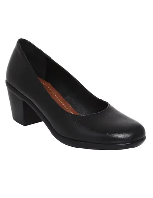 Zapatilla de piel bovino Suave Pies