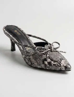 Zapatilla de tacón Map para mujer