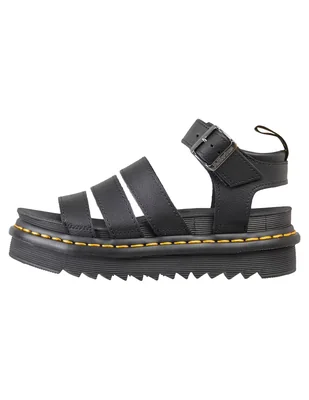 SANDALIA PLANA DR MARTEN'S BLAIRE BLACK