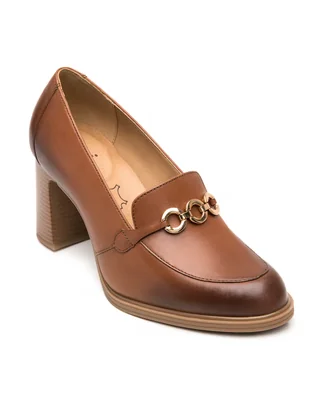 Zapatilla de piel Flexi Semivestir