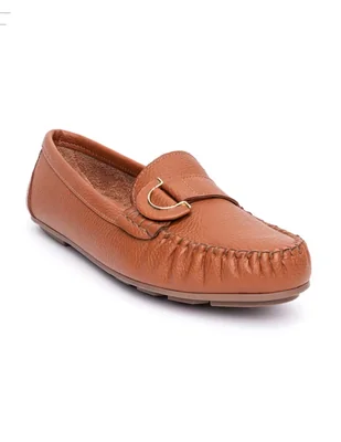 Mocasín Country Lane Joan de piel para mujer