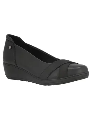 Zapato W Confort de piel para mujer