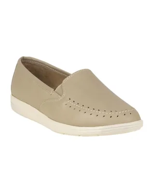 Mocasín Capricho de piel para mujer