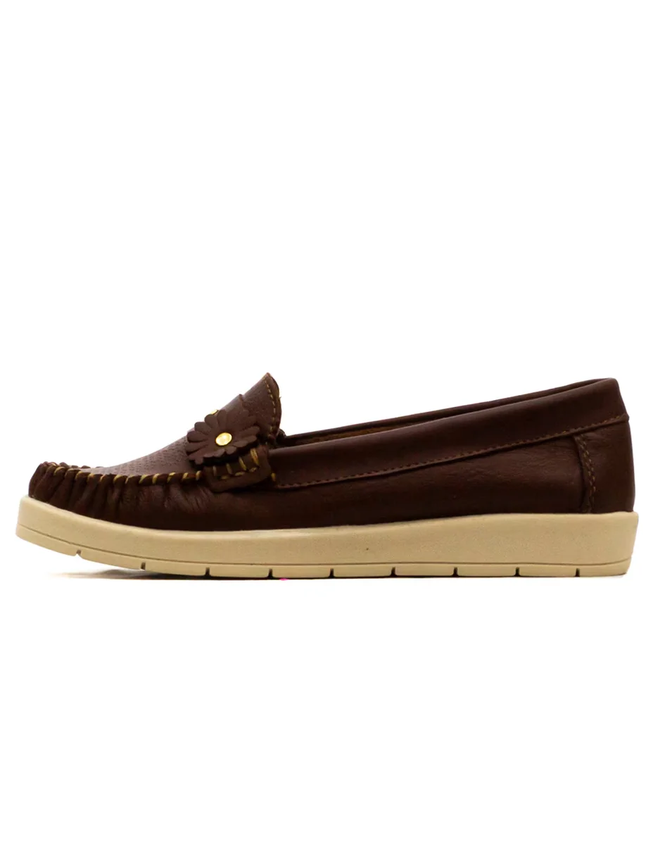 Zapato fancy de piel para mujer