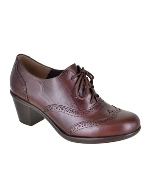 Zapato de tacón joyce de piel para mujer