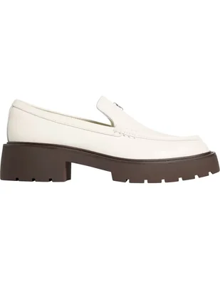 Zapato calvin klein bruna de cuero para mujer