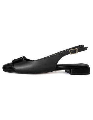 Balerina savvy de piel para mujer