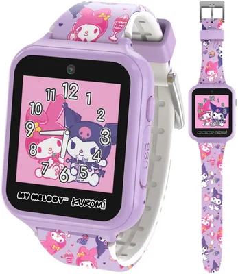 Reloj inteligente Accutime Sanrio My Melody & Kuromi Kids color rosa