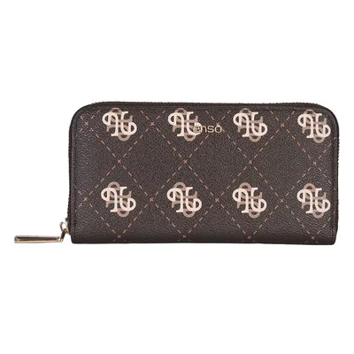 Cartera Monograma Enso Color Café Eb26705W