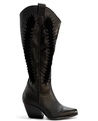 Bota Vaquera Western de Tacón Alto
