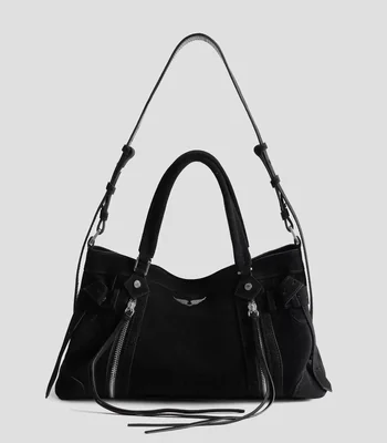 Bolsa Tote en piel sólido Mujer