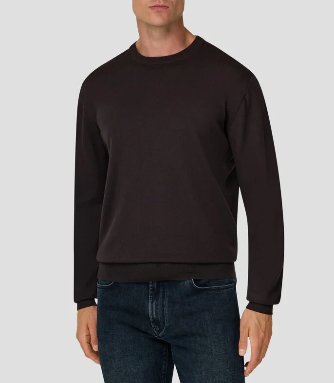 Suéter cuello redondo Hombre