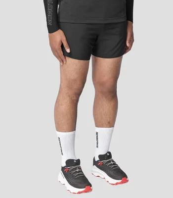 Short para correr liso Hombre