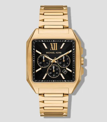 Reloj para Hombre Hayes Clásico Dorado, Negro