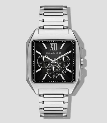 Reloj para Hombre Hayes Clásico Plateado, Negro