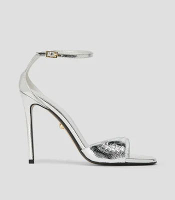 Sandalias con tacón alto delgado Mujer