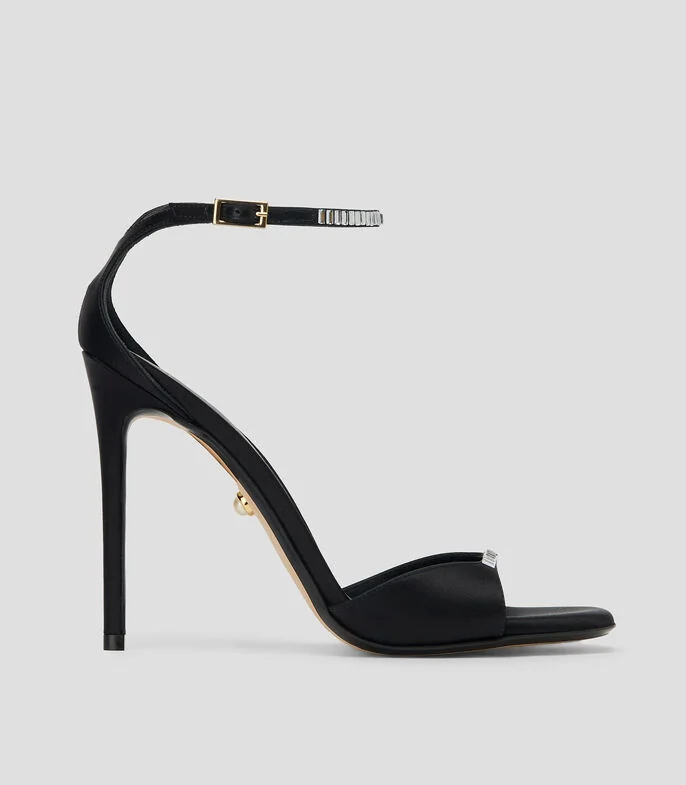 Sandalias con tacón alto delgado Mujer
