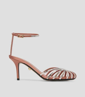 Sandalias con tacón alto delgado Mujer
