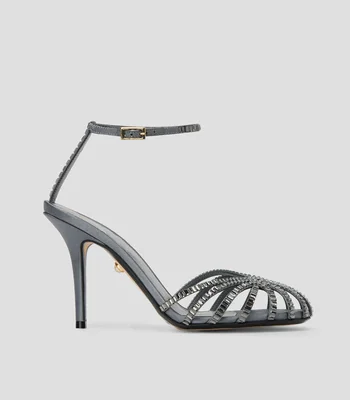 Sandalias con tacón alto delgado Mujer