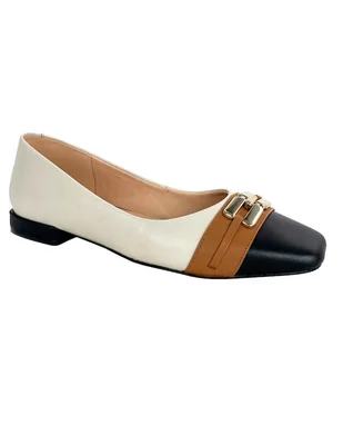 Balerina Savvy de piel para mujer