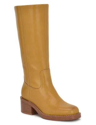 Bota abajo de la rodilla Nine West de piel para mujer