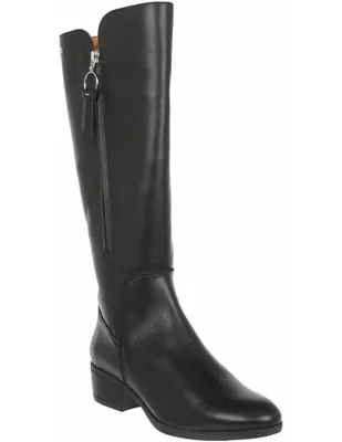Bota abajo de la rodilla Pikolinos de piel para mujer