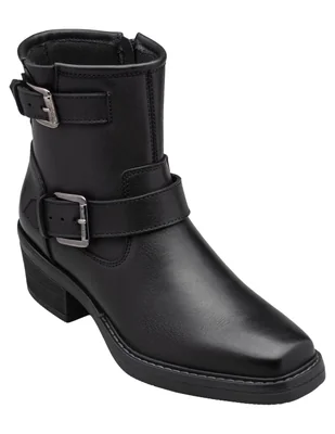 Bota arriba del tobillo levi's sally de piel para mujer