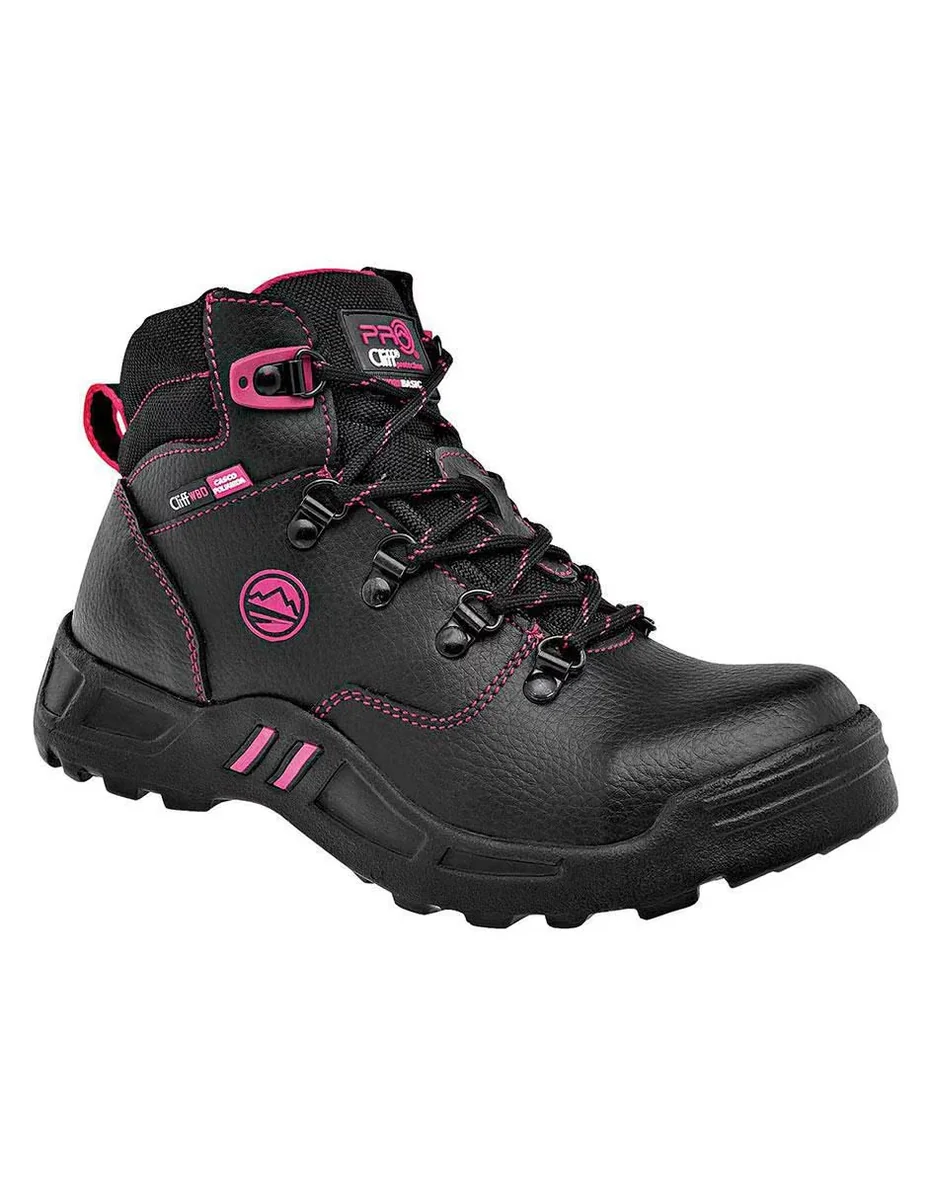 Bota al tobillo Cliff de piel para mujer