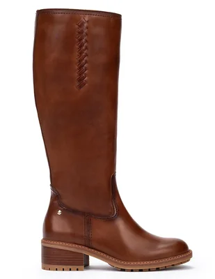 Bota abajo de la rodilla pikolinos medina de piel para mujer