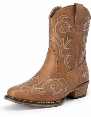 Bota cowboy arriba del tobillo Dream Paris para mujer